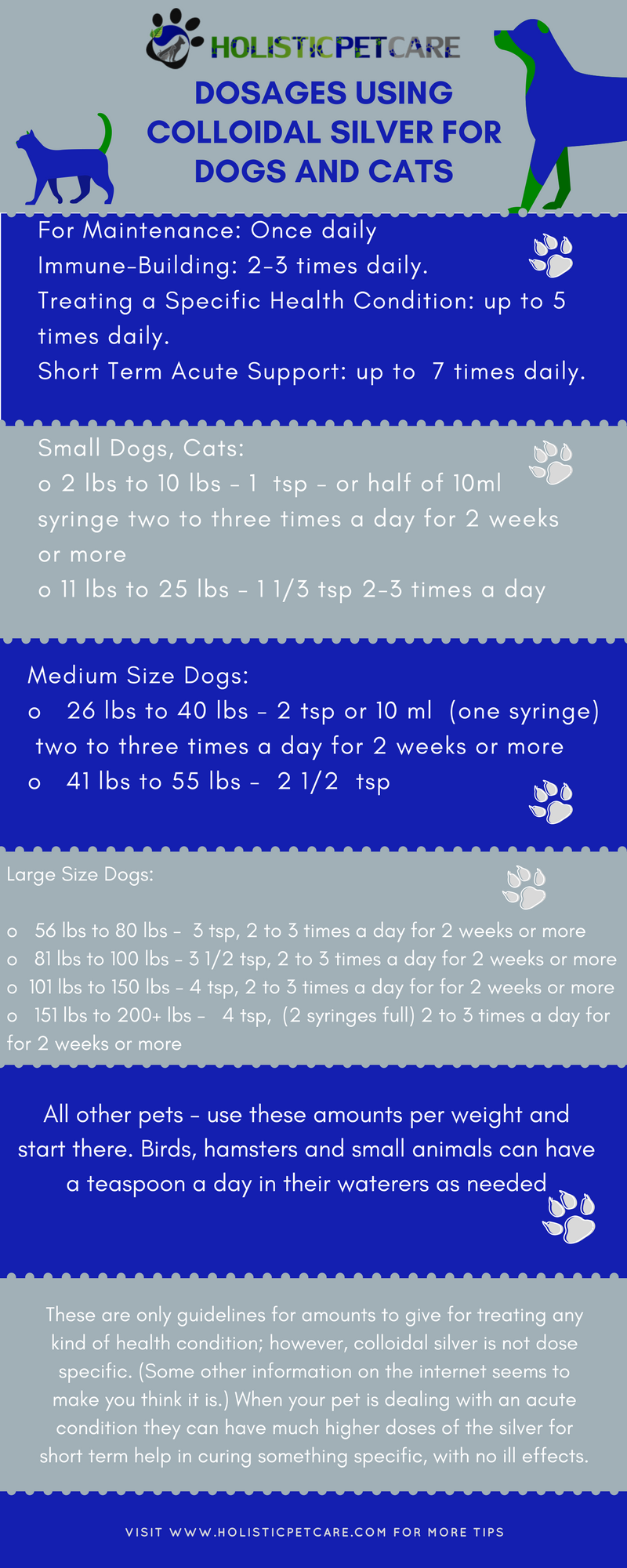 Nano silver discount for dogs dosage